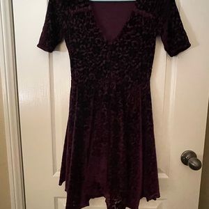Velvet like dress